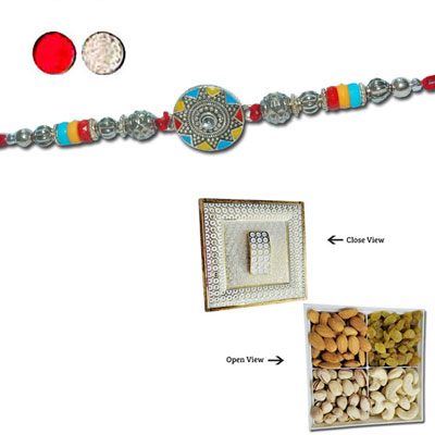 "Rakhi Devotional Puja Thali - Click here to View more details about this Product
